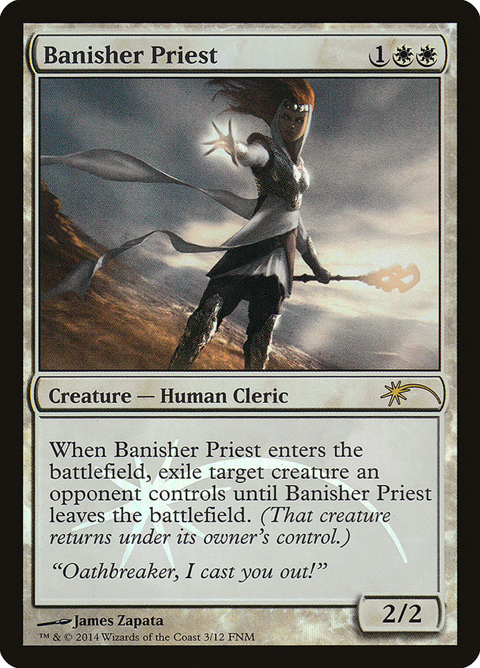 Banisher Priest F14-3 Friday Night Magic 2014 Magic card