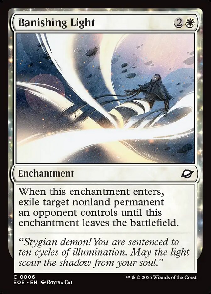 Banishing Light EOE-6 Edge of Eternities Magic card