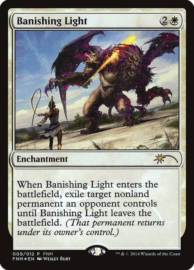 Banishing Light F14-9 Friday Night Magic 2014 Magic card