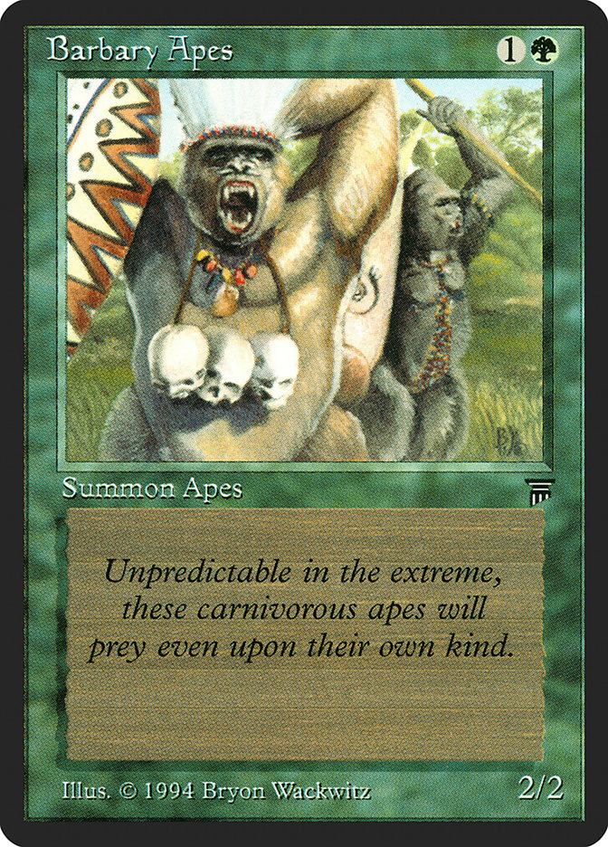 Barbary Apes LEG-176 Legends Magic card
