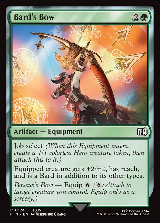 Bard's Bow FIN-174 Final Fantasy Magic card