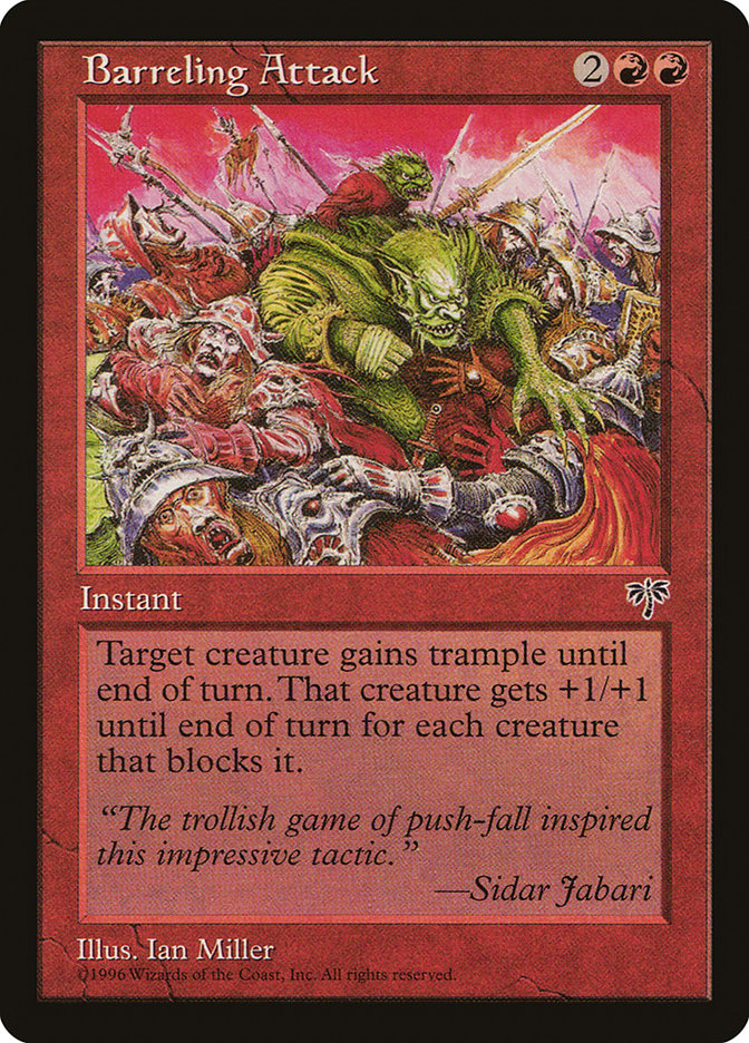 Barreling Attack MIR-157 Mirage Magic card