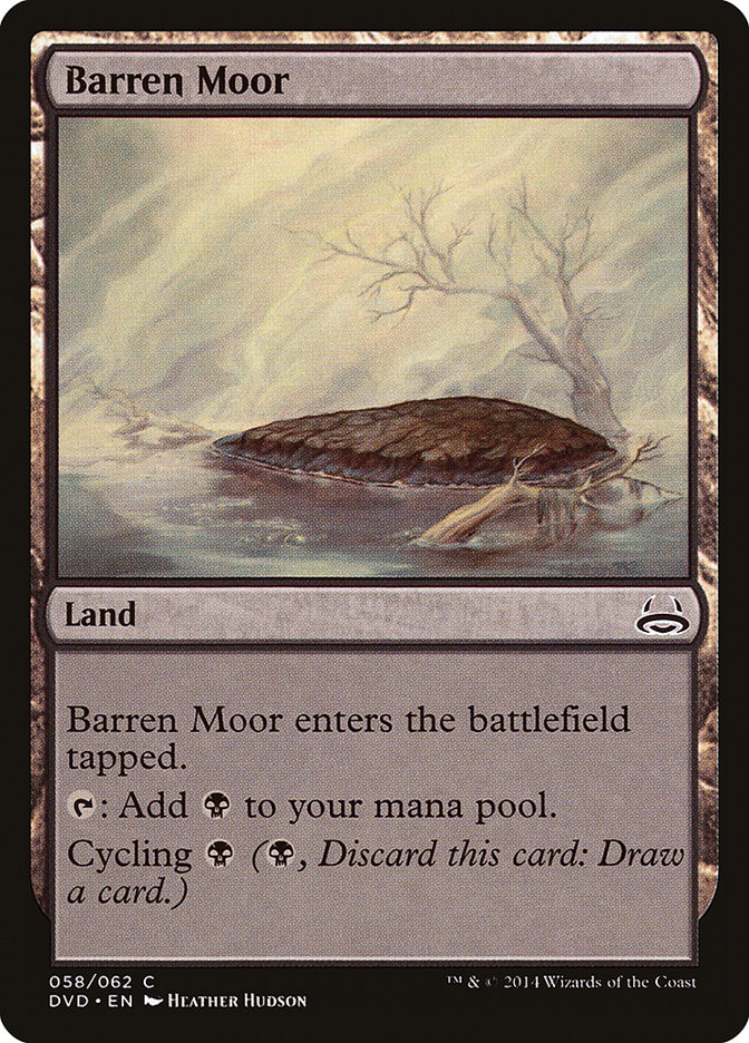 Barren Moor DVD-58 Duel Decks Anthology: Divine vs. Demonic Magic card