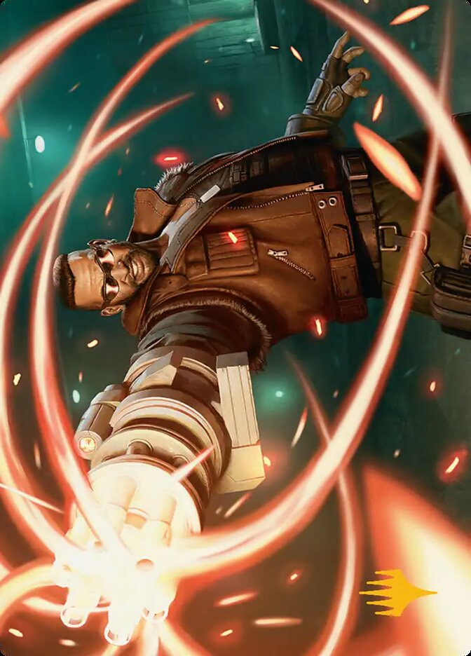 Barret Wallace // Barret Wallace AFIN-8 Final Fantasy Art Series Magic card