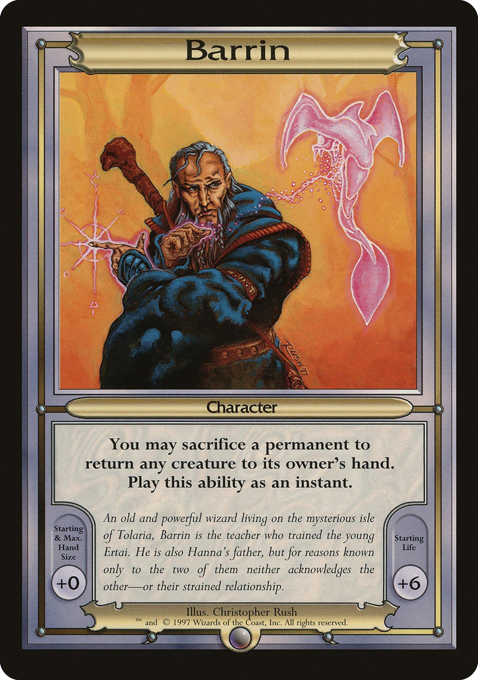 Barrin PVAN-201 Vanguard Series Magic card