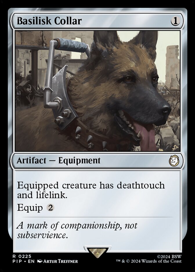 Basilisk Collar PIP-225 Fallout Magic card