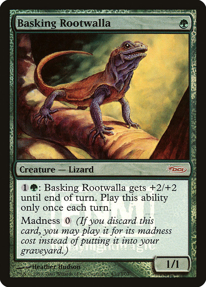 Basking Rootwalla F07-4 Friday Night Magic 2007 Magic card