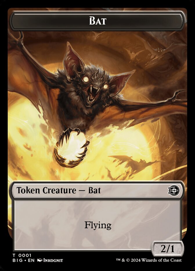 Bat TBIG-1 The Big Score Tokens Magic card