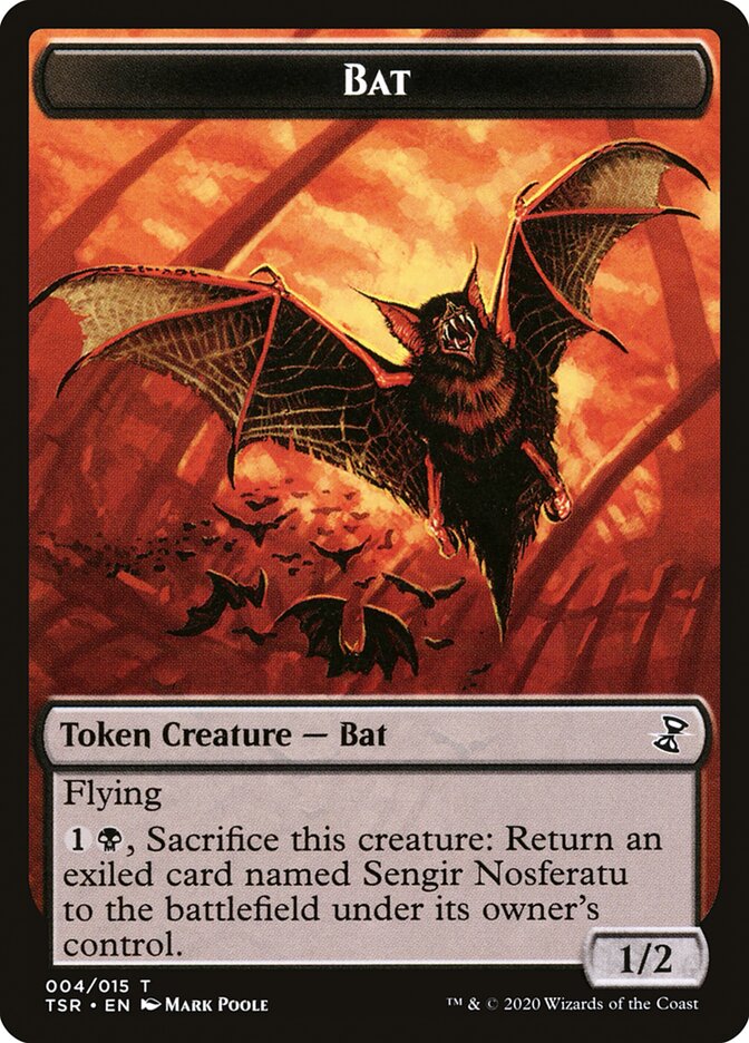 Bat TTSR-4 Time Spiral Remastered Tokens Magic card