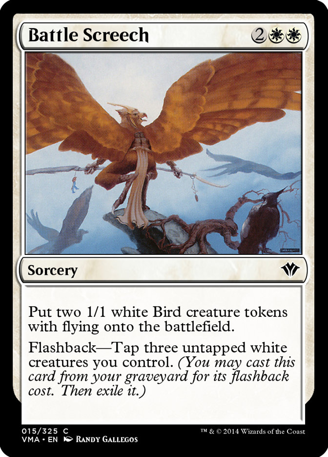 Battle Screech VMA-15 Vintage Masters Magic card
