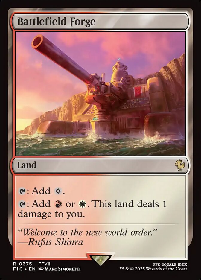 Battlefield Forge FIC-375 Final Fantasy Commander Magic card