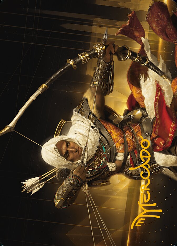 Bayek of Siwa // Bayek of Siwa AACR-16 Assassin's Creed Art Series Magic card