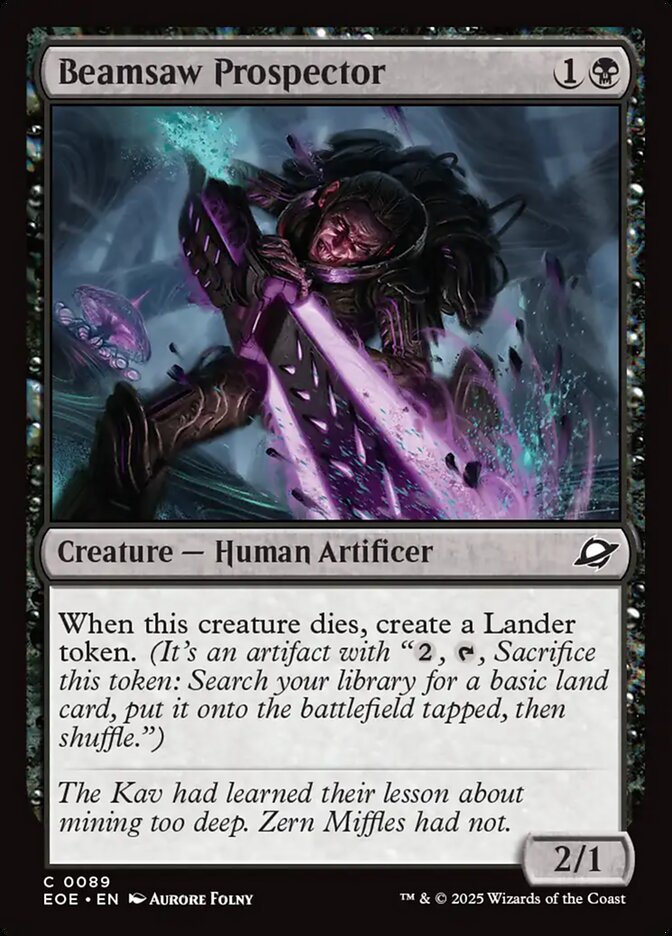 Beamsaw Prospector EOE-89 Edge of Eternities Magic card