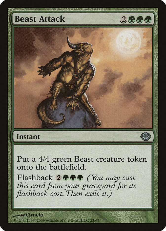 Beast Attack DDD-23 Duel Decks: Garruk vs. Liliana Magic card