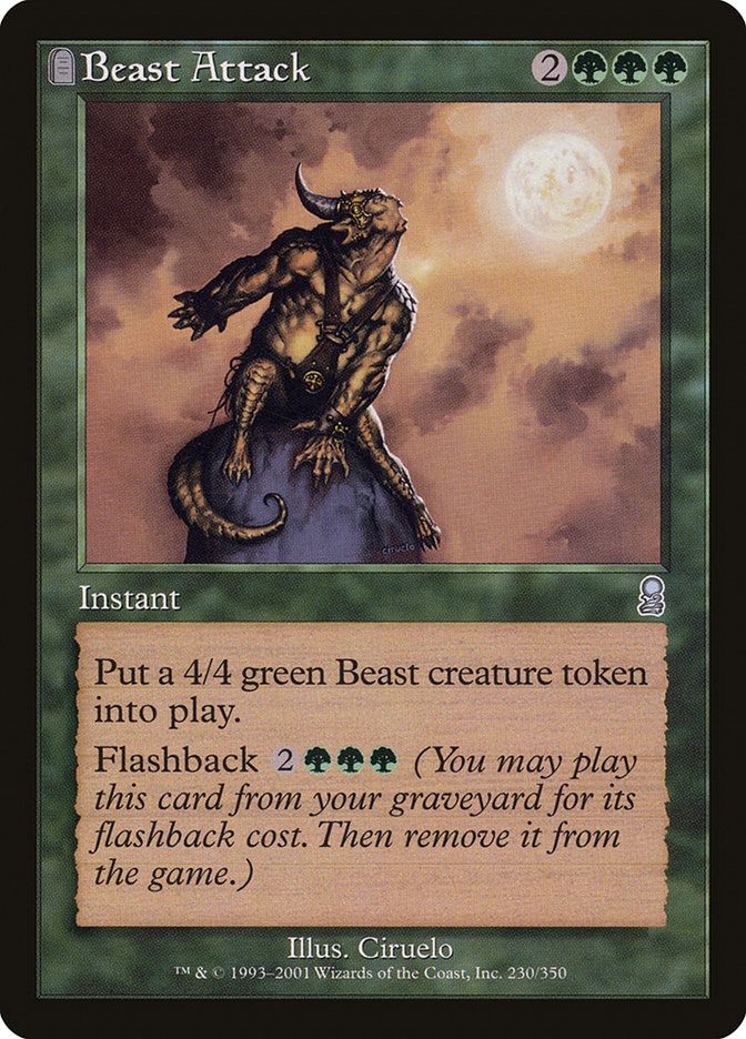 Beast Attack ODY-230 Odyssey Magic card