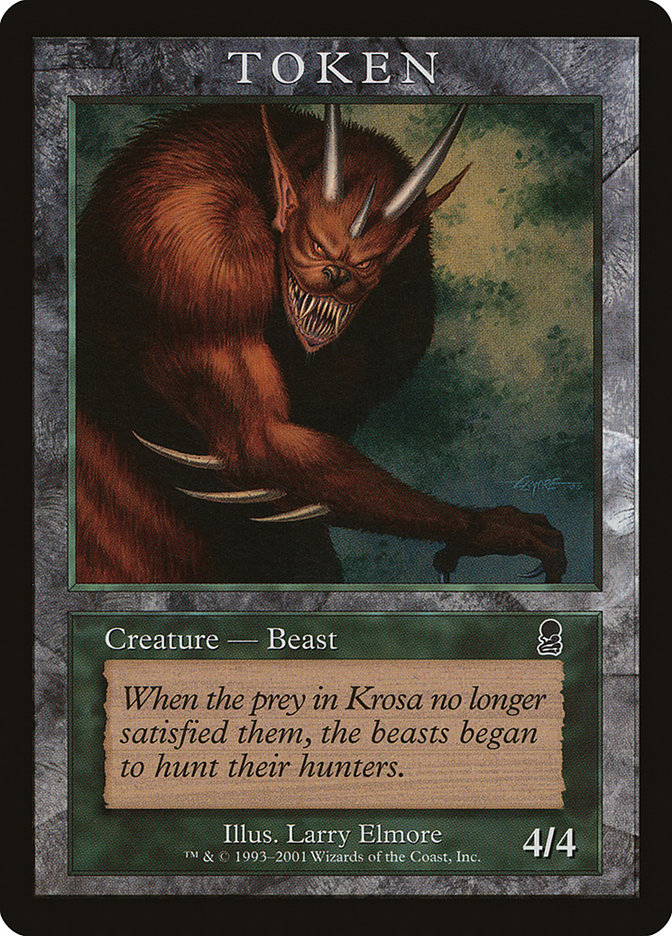 Beast MPR-8 Magic Player Rewards 2001 Magic card