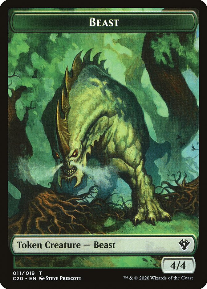 Beast TC20-11 Commander 2020 Tokens Magic card