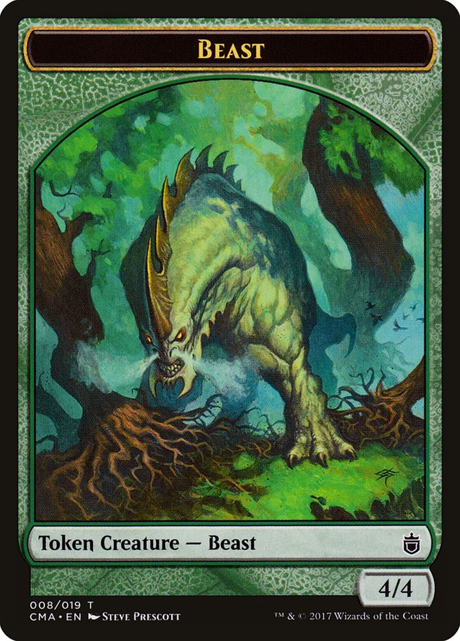 Beast TCMA-8 Commander Anthology Tokens Magic card