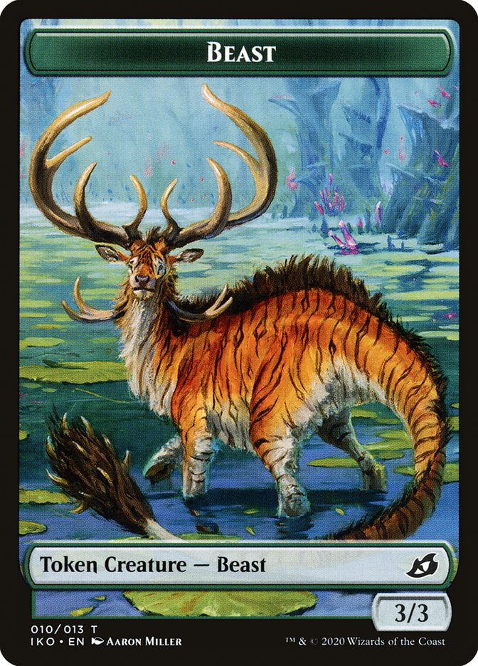 Beast TIKO-10 Ikoria: Lair of Behemoths Tokens Magic card