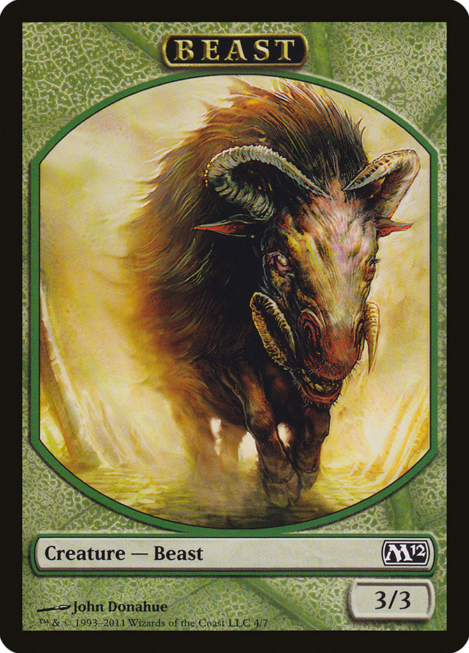 Beast TM12-4 Magic 2012 Tokens Magic card