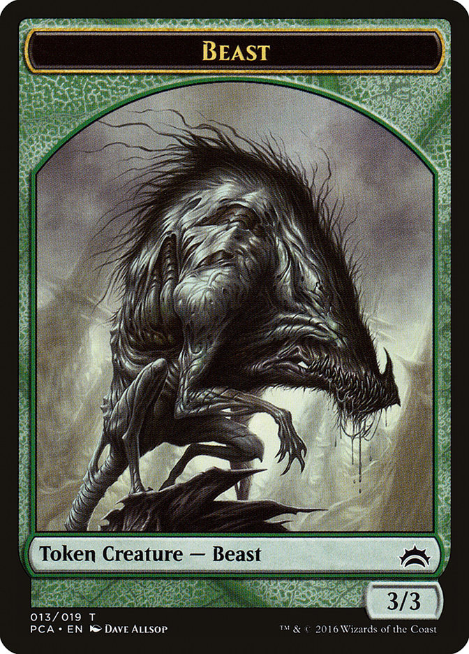 Beast TPCA-13 Planechase Anthology Tokens Magic card
