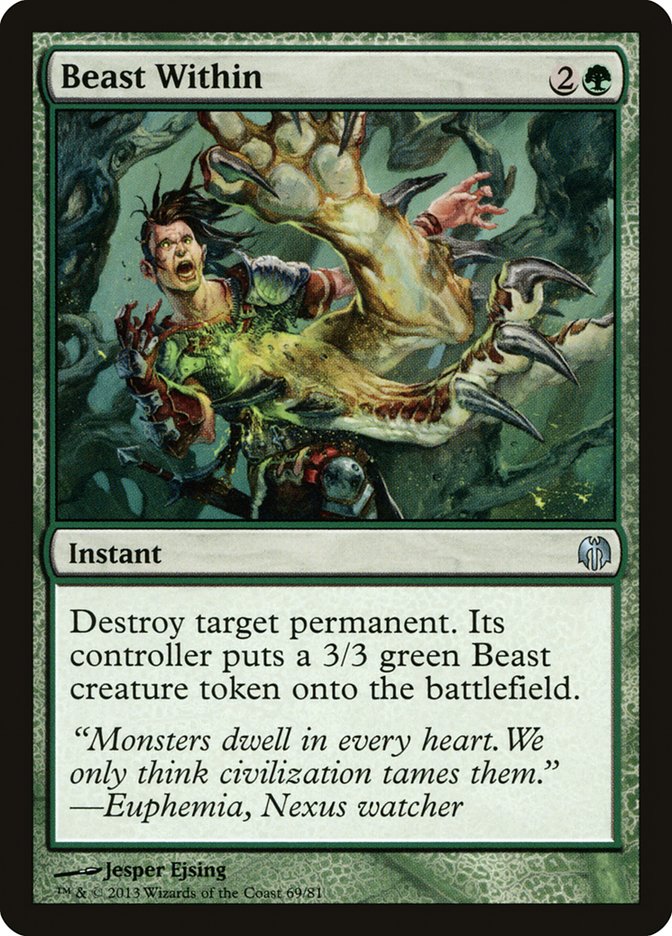 Beast Within DDL-69 Duel Decks: Heroes vs. Monsters Magic card