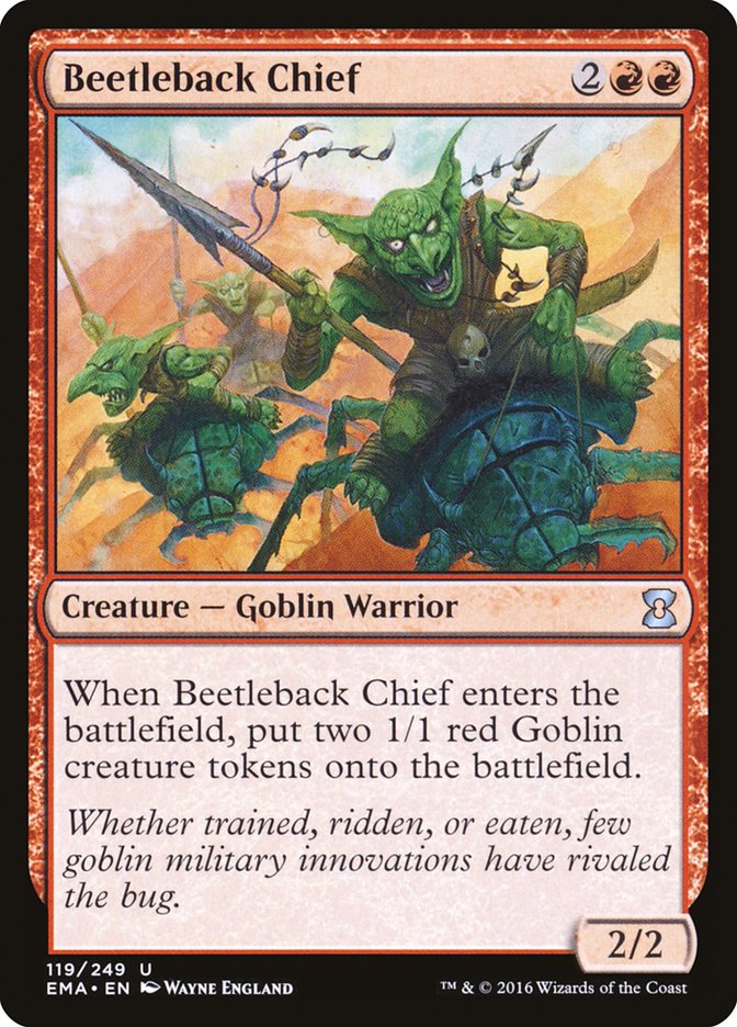 Beetleback Chief EMA-119 Eternal Masters Magic card