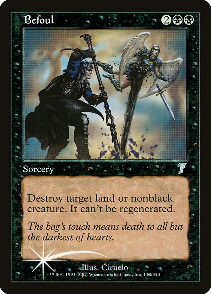 Befoul 7ED-118STAR Seventh Edition Magic card