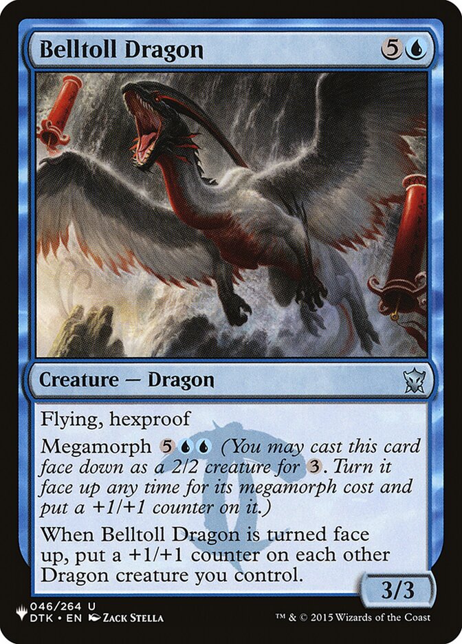 Belltoll Dragon PLST-DTK-46 The List Magic card