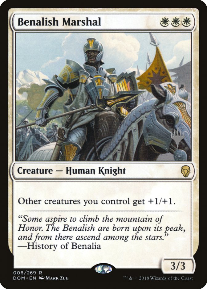 Benalish Marshal PDOM-6P Dominaria Promos Magic card