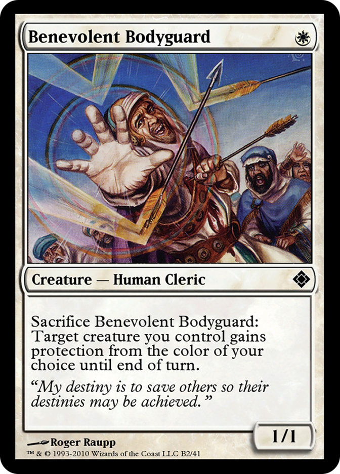 Benevolent Bodyguard TD0-B2 Magic Online Theme Decks Magic card