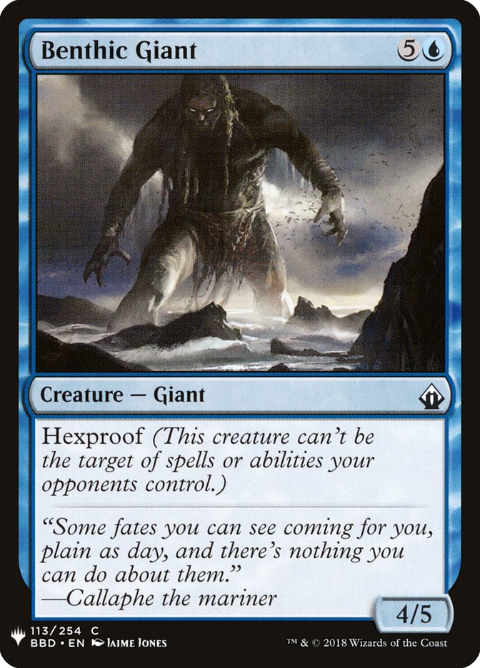 Benthic Giant PLST-BBD-113 The List Magic card