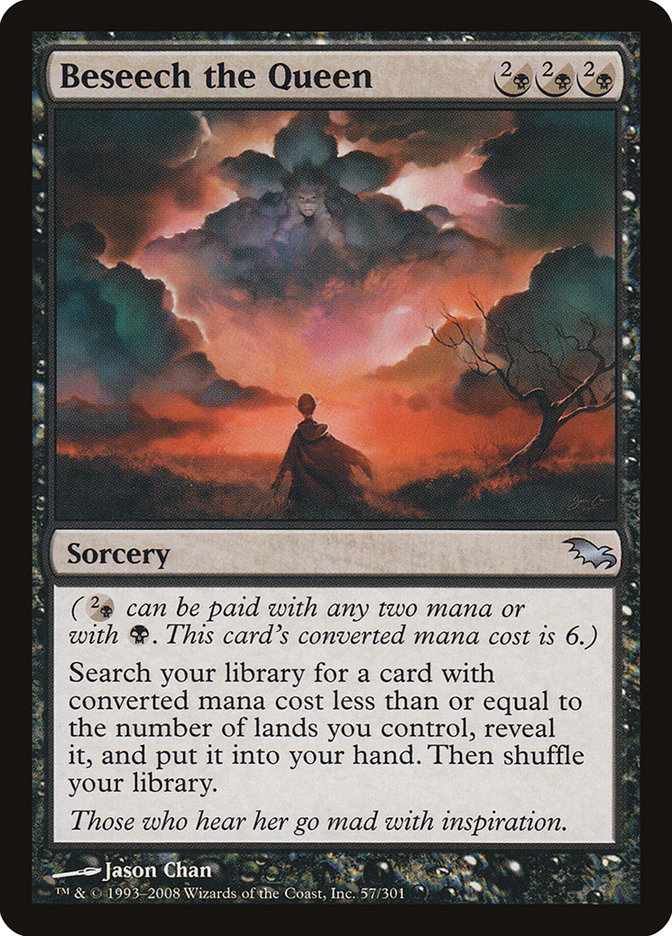 Beseech the Queen SHM-57 Shadowmoor Magic card