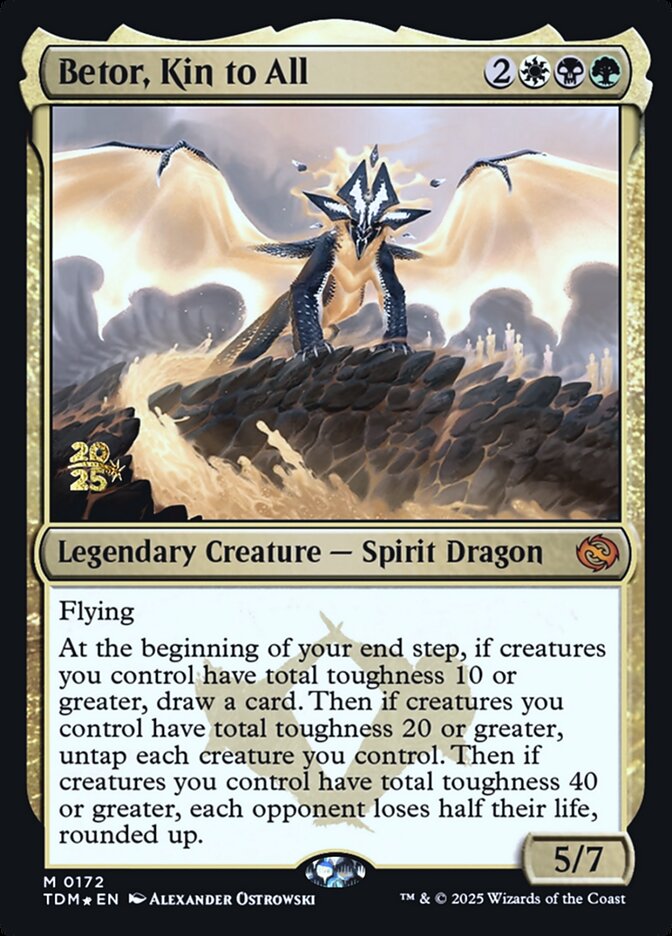 Betor, Kin to All PTDM-172S Tarkir: Dragonstorm Promos Magic card
