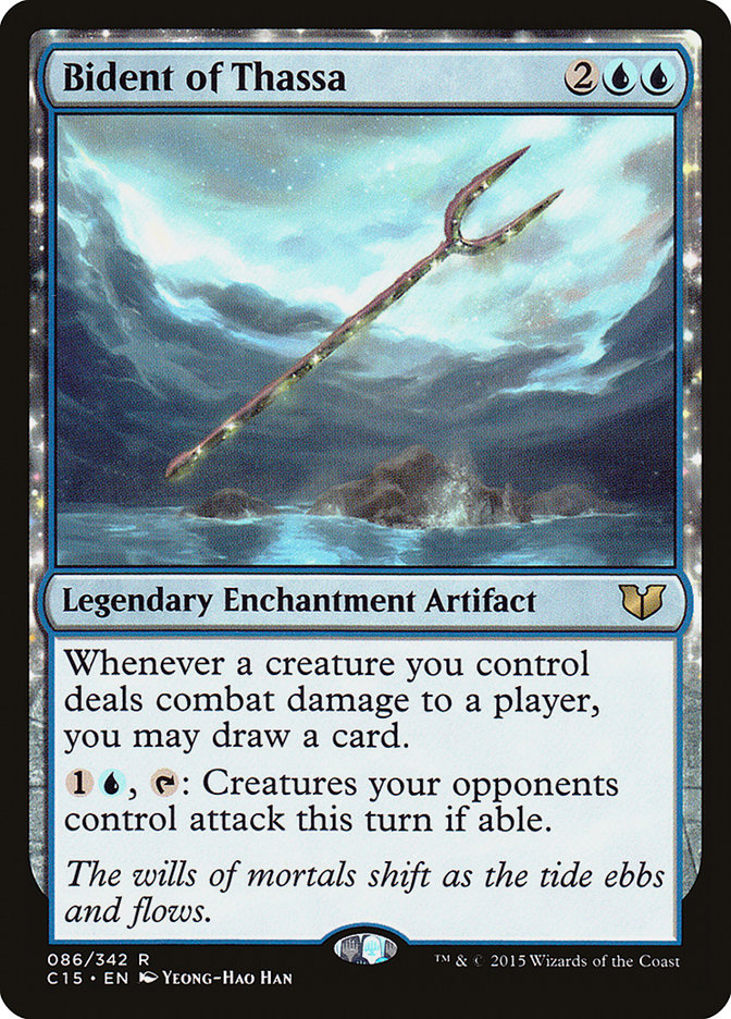 Bident of Thassa C15-86 Commander 2015 Magic card