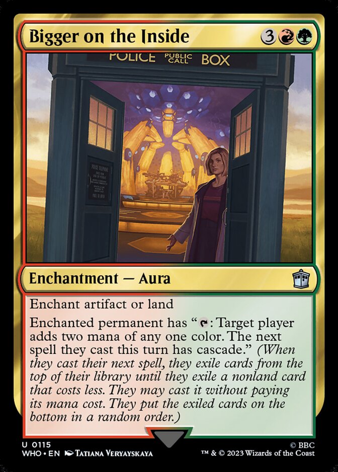 Bigger on the Inside WHO-115 Doctor Who Magic card