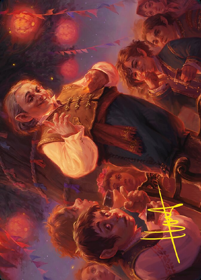 Bilbo, Retired Burglar // Bilbo, Retired Burglar ALTR-14 Tales of Middle-earth Art Series Magic card
