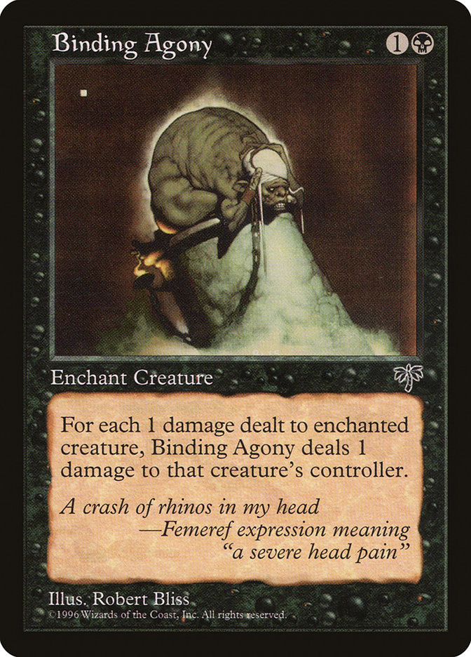 Binding Agony MIR-106 Mirage Magic card