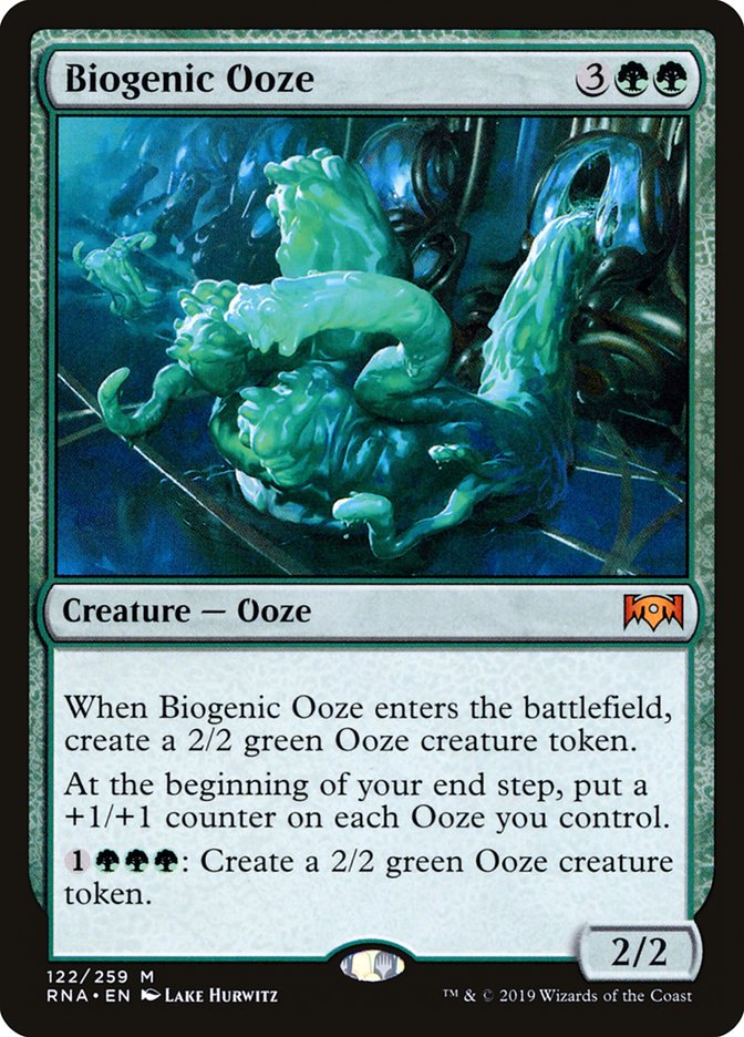 Biogenic Ooze RNA-122 Ravnica Allegiance Magic card