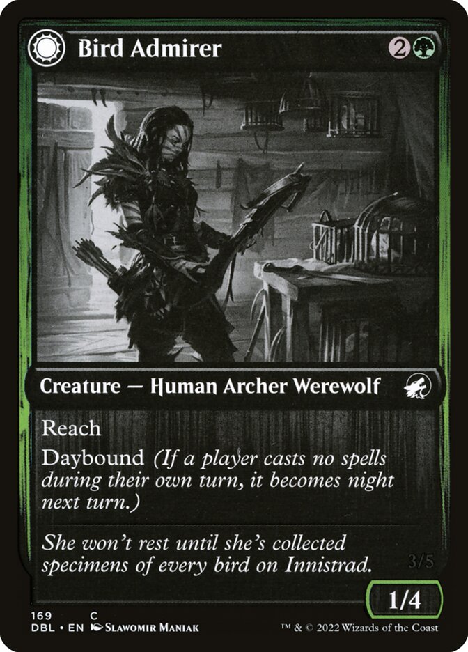 Bird Admirer // Wing Shredder DBL-169 Innistrad: Double Feature Magic card