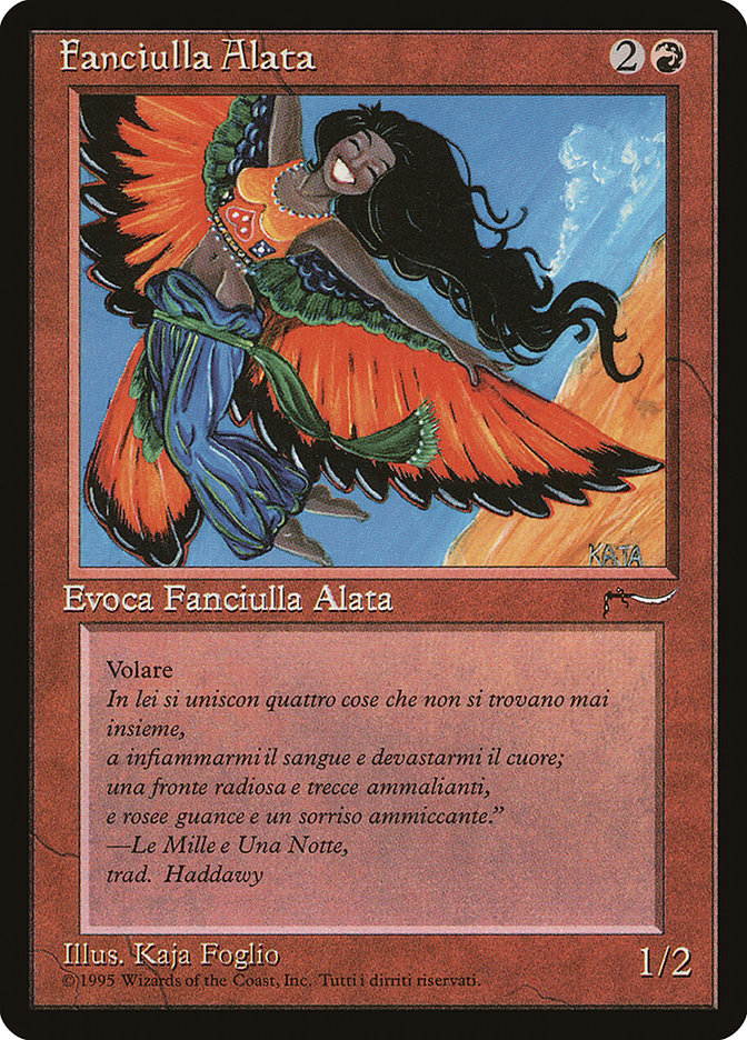 Bird Maiden RIN-72 Rinascimento Magic card