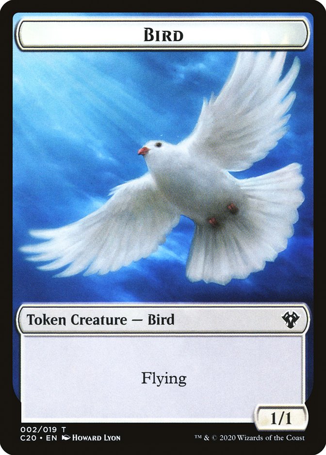 Bird TC20-2 Commander 2020 Tokens Magic card