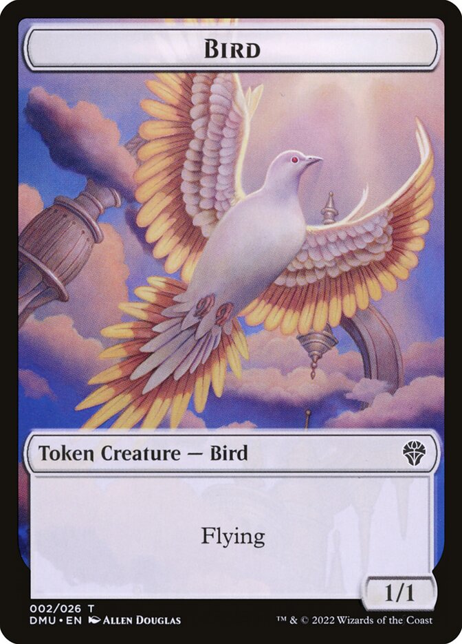 Bird TDMU-2 Dominaria United Tokens Magic card