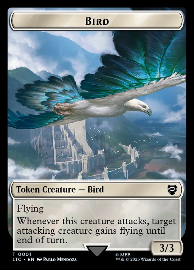 Bird TLTC-1 Tales of Middle-earth Commander Tokens Magic card