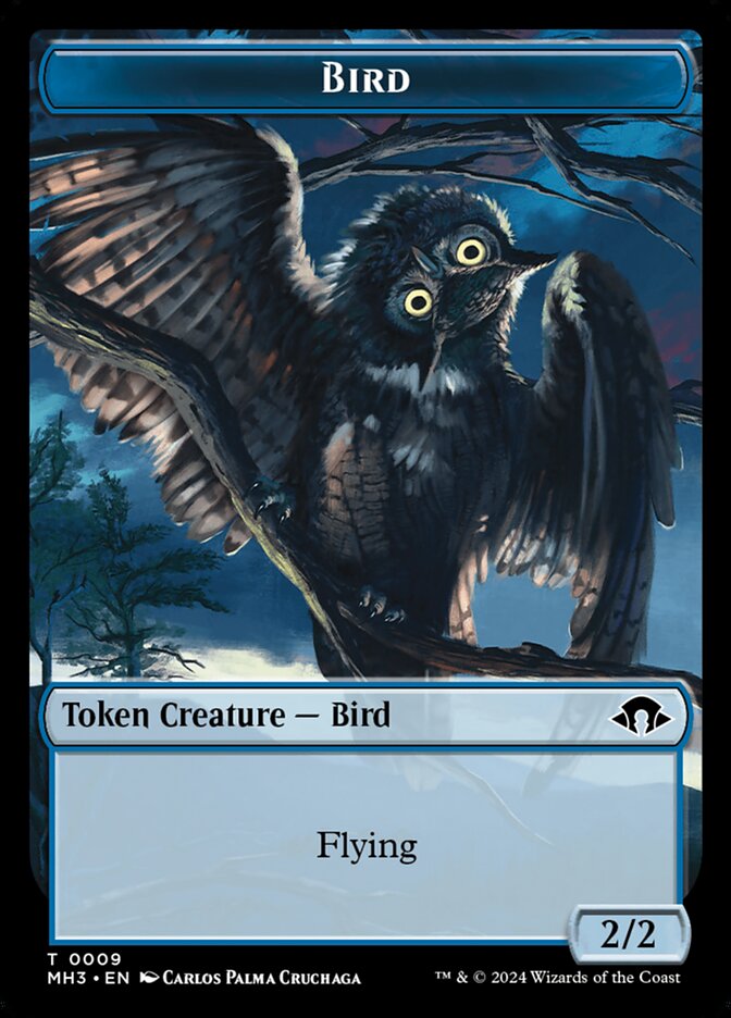 Bird TMH3-9 Modern Horizons 3 Tokens Magic card