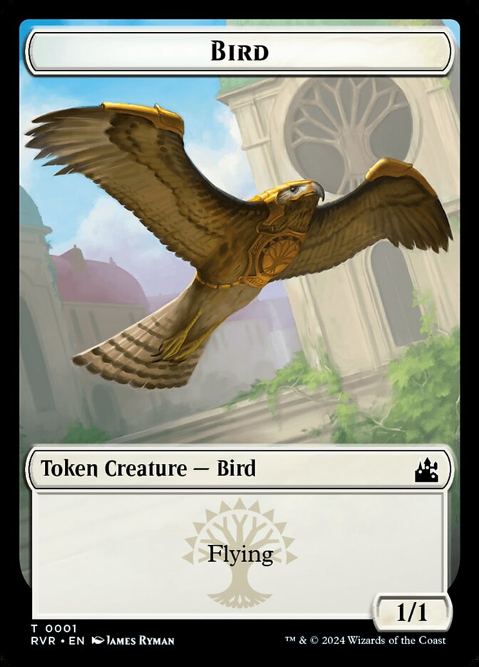 Bird TRVR-1 Ravnica Remastered Tokens Magic card