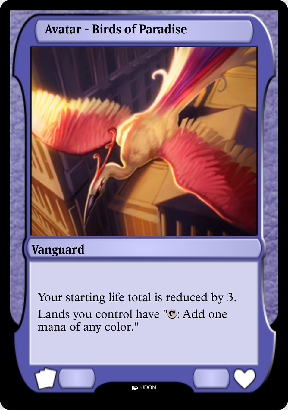 Birds of Paradise Avatar PMOA-8 Magic Online Avatars Magic card