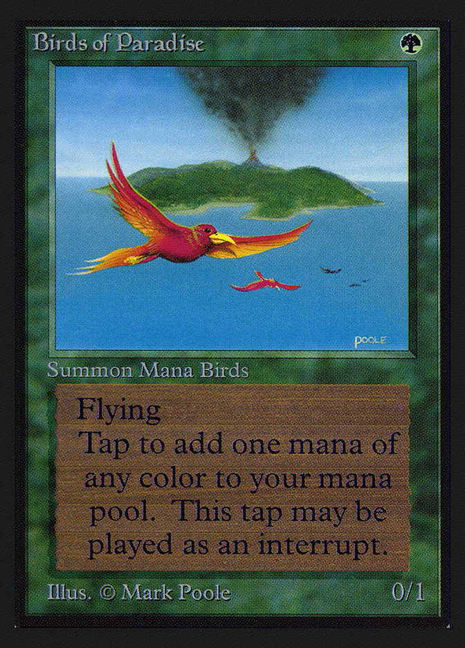 Birds of Paradise CED-187 Collectors' Edition Magic card