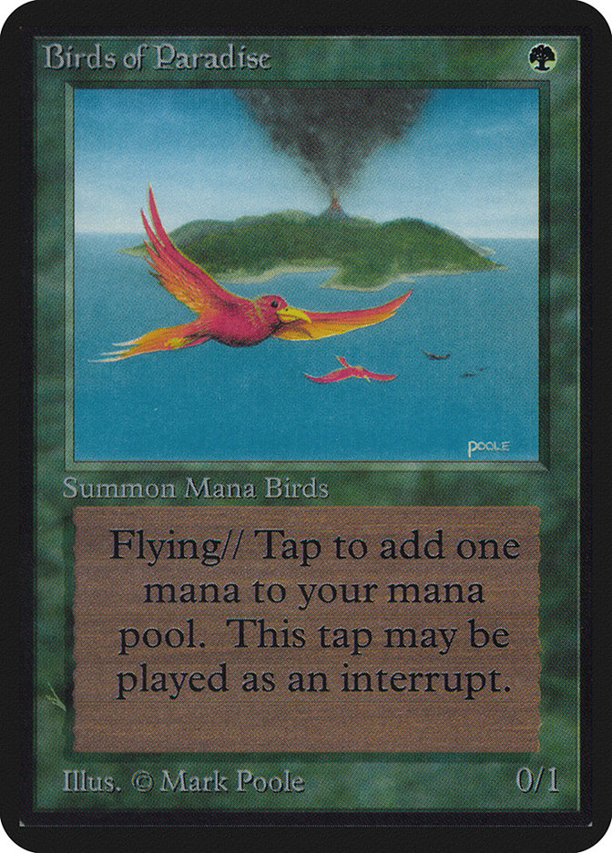 Birds of Paradise LEA-186 Limited Edition Alpha Magic card