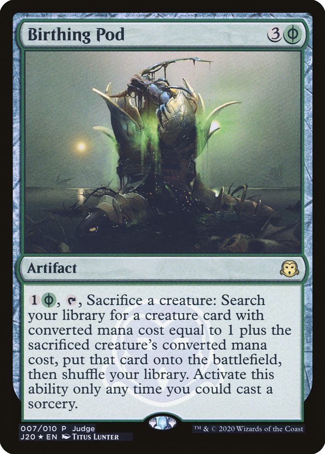 Birthing Pod J20-7 Judge Gift Cards 2020 Magic card
